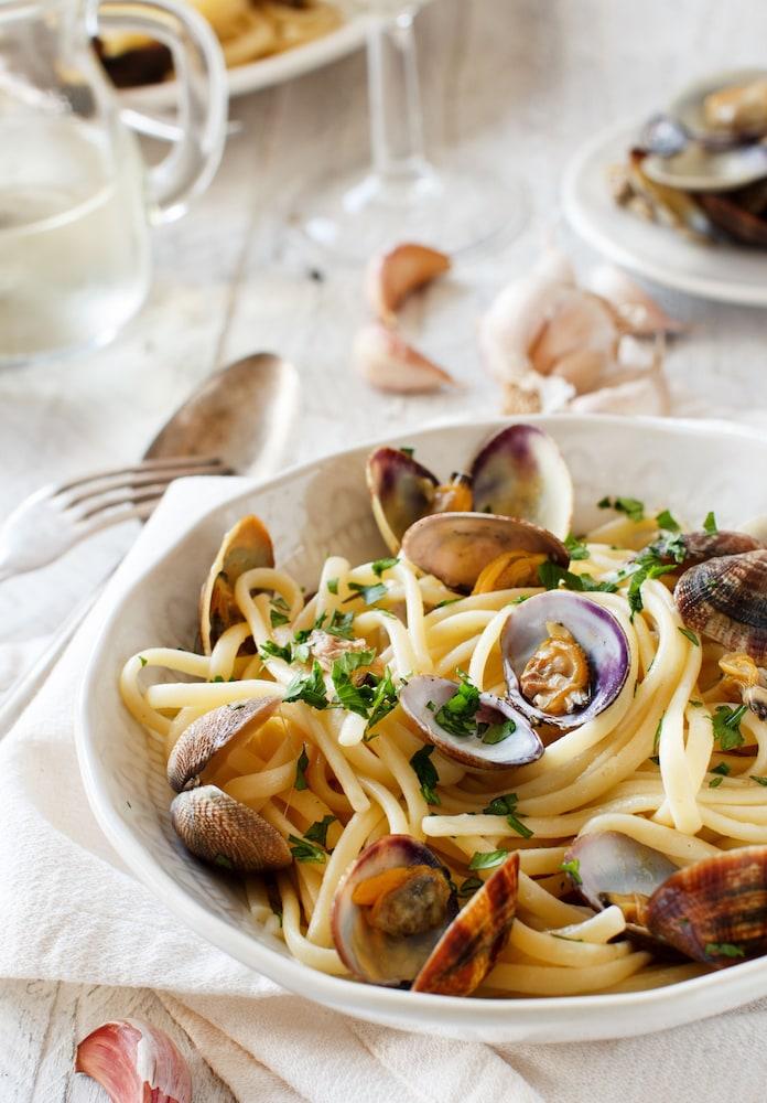 Готель Palazzo Doglio Кальярі Екстер'єр фото Spaghetti vongole
